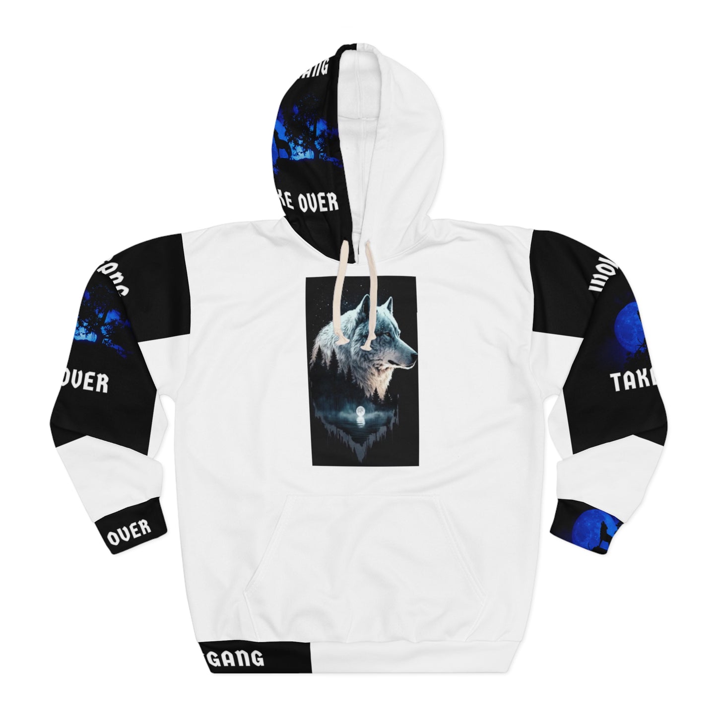 WOLFGANG Unisex Pullover Hoodie (AOP)