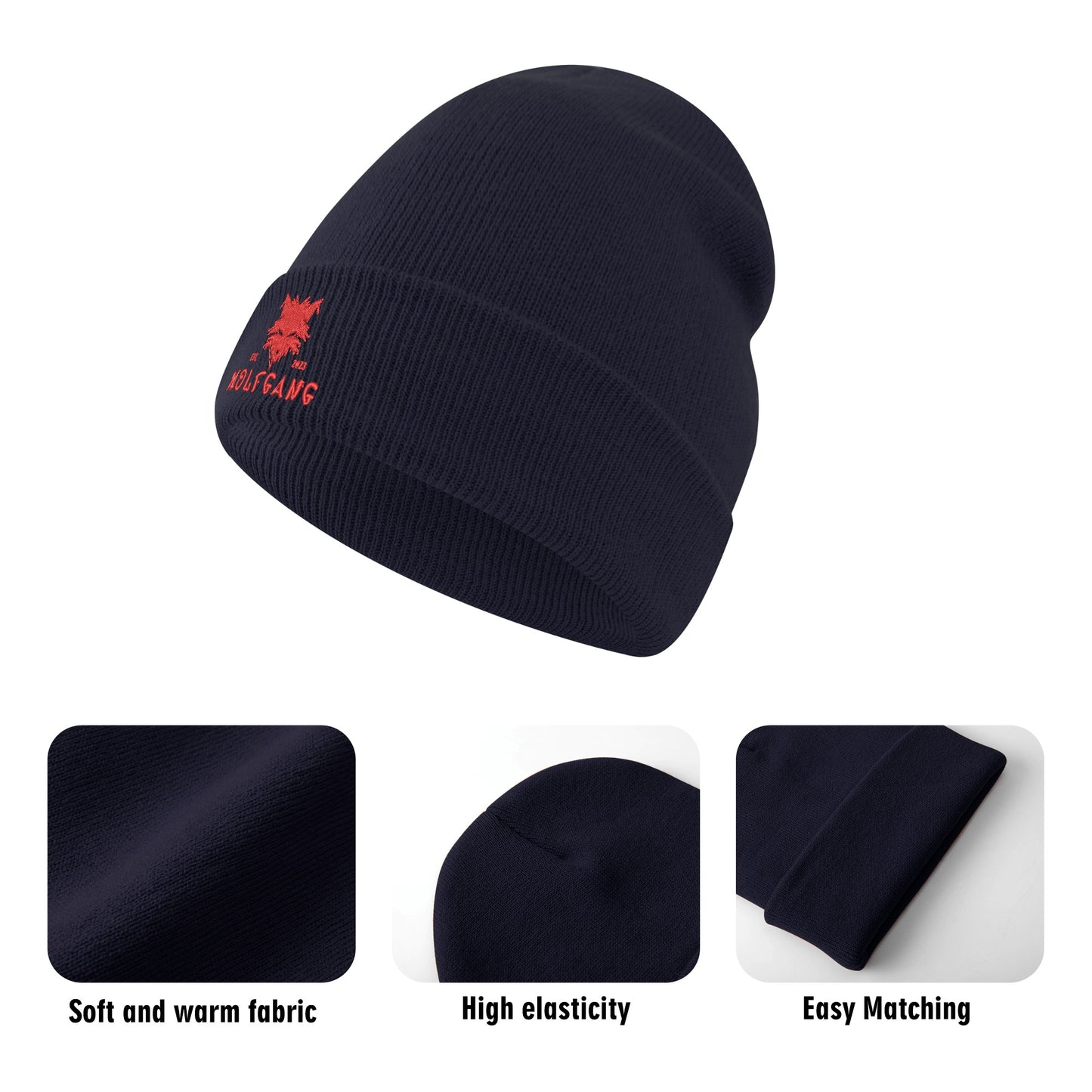 Embroidered Knitted Hats