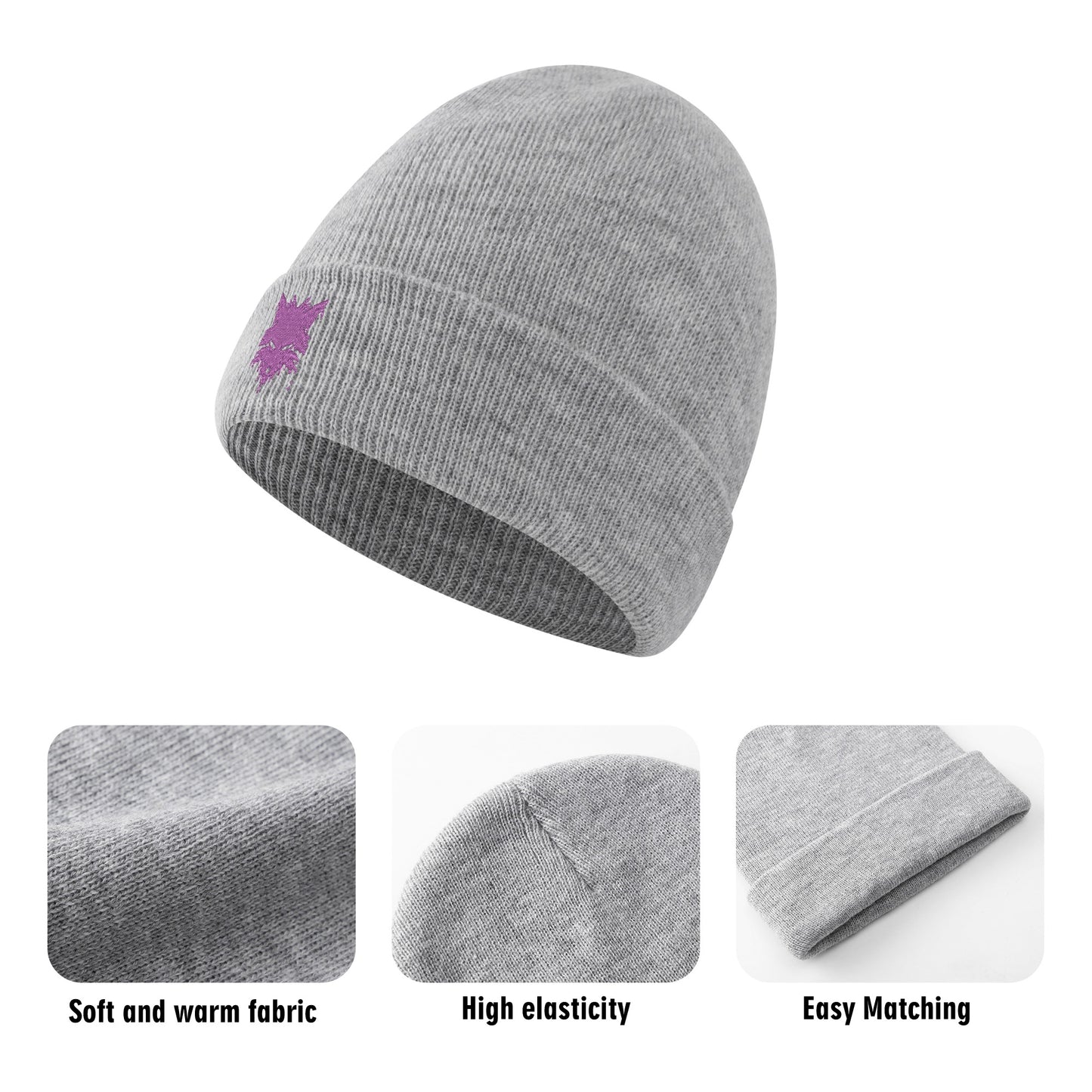 Embroidered Knitted Hats