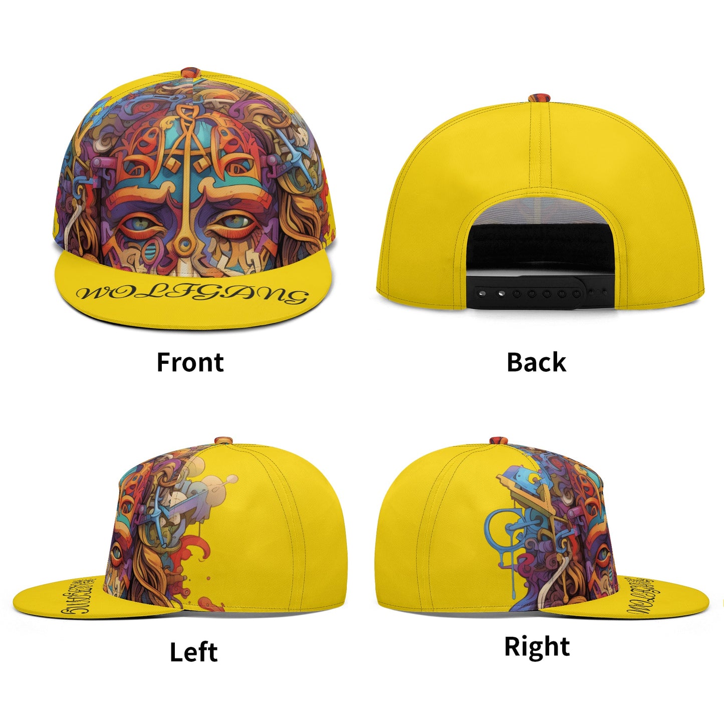 All Over Printing Hip-hop Caps