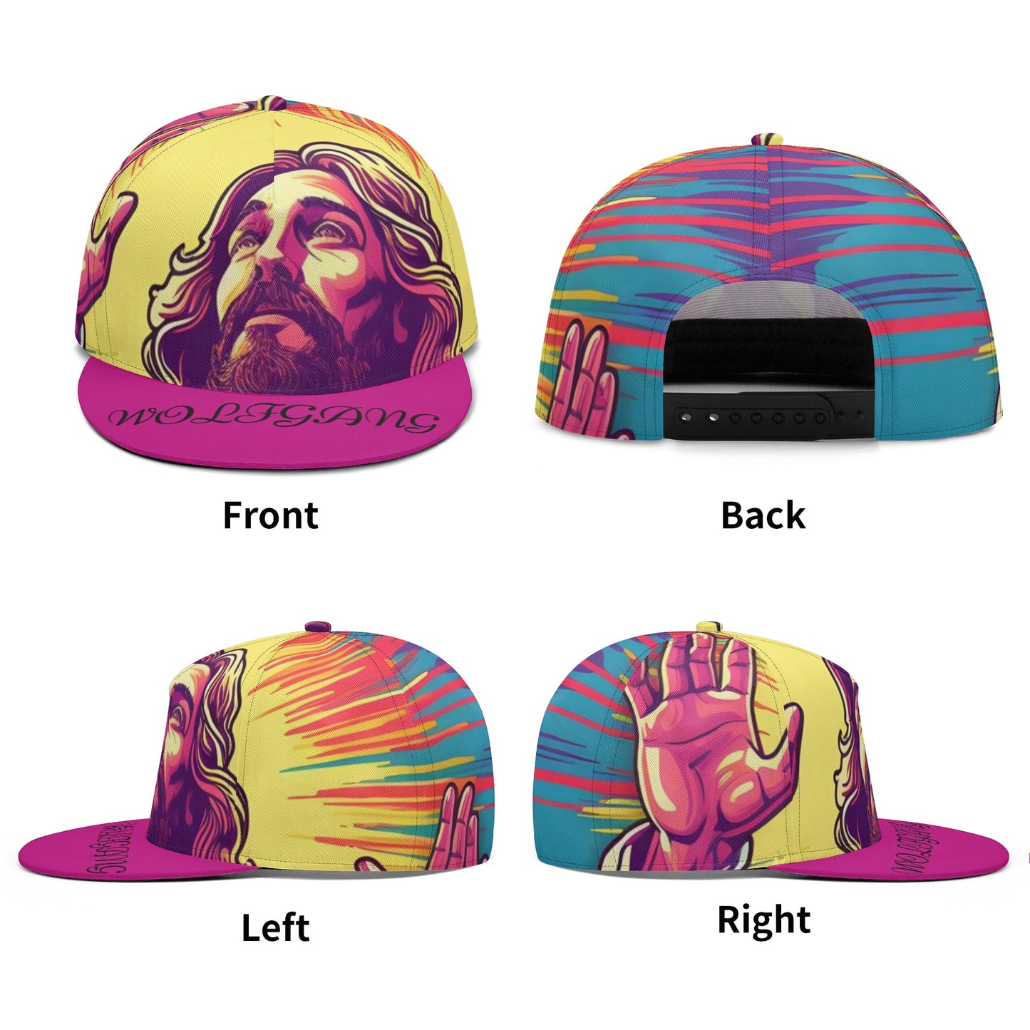 All Over Printing Hip-hop Caps