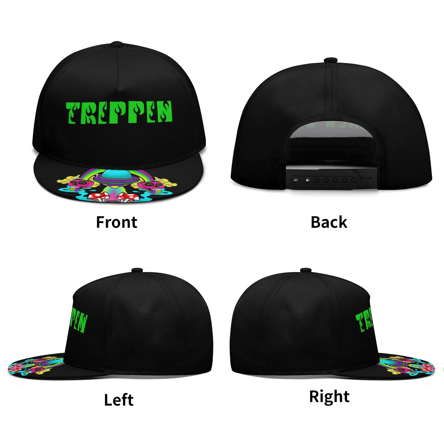 All Over Printing Hip-hop Caps