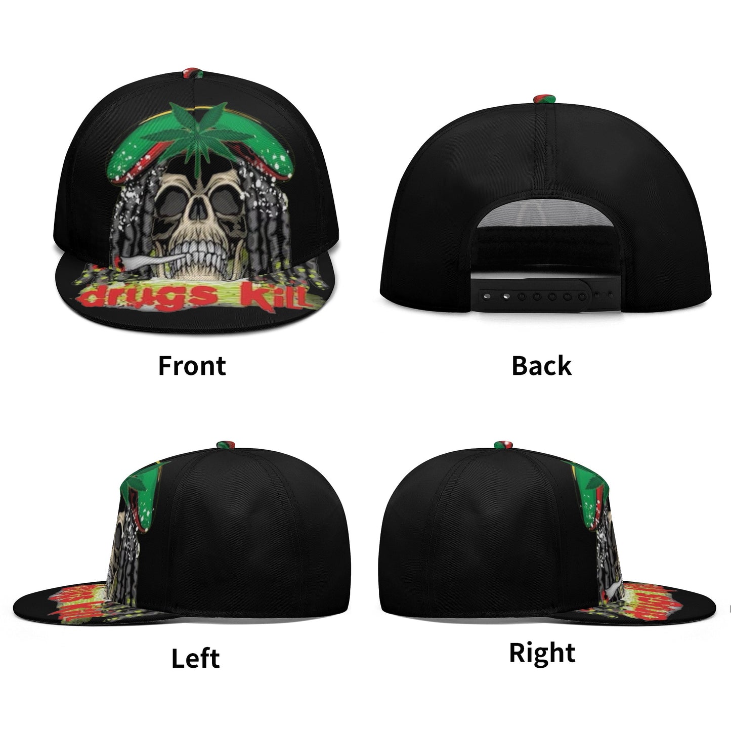 All Over Printing Hip-hop Caps