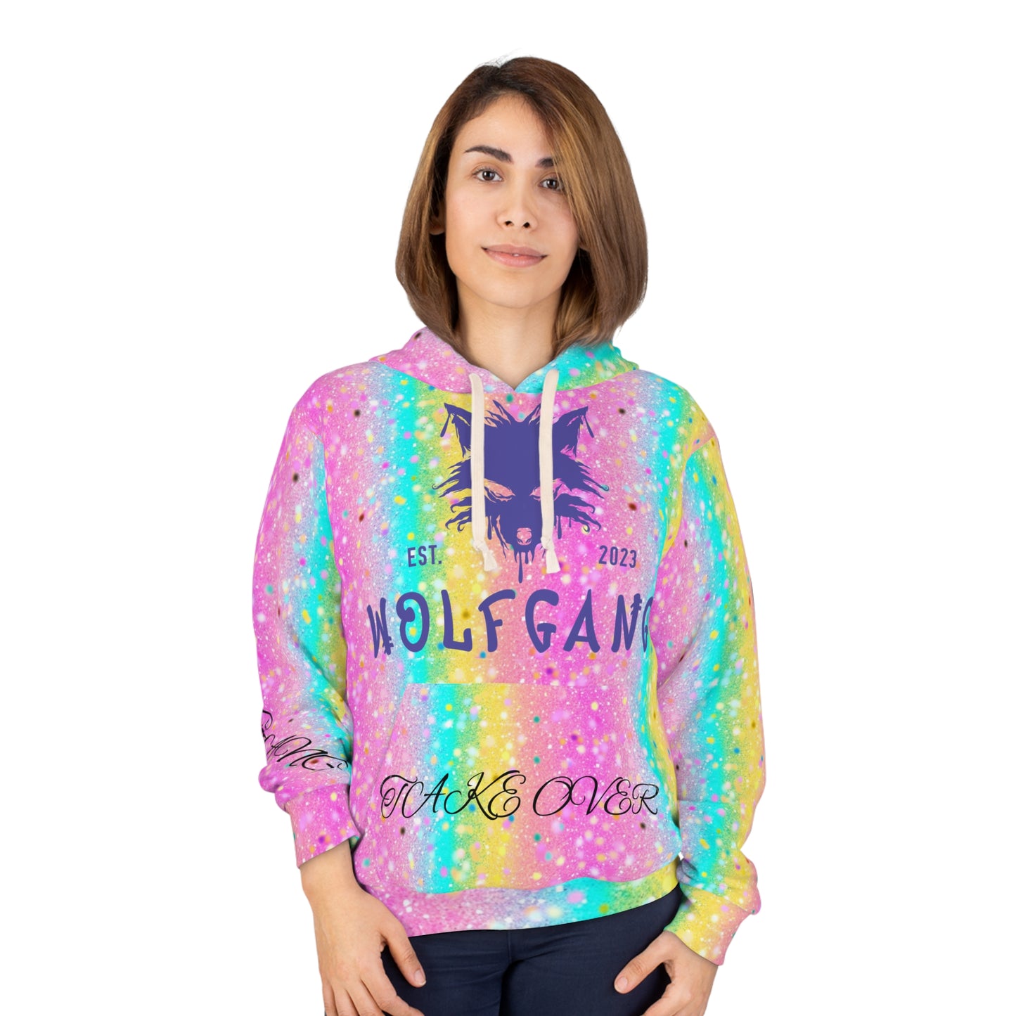 WOLFGANG Unisex Pullover Hoodie (AOP)