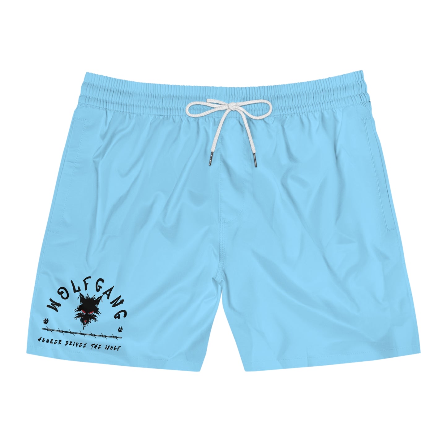 WOLFGANG Men's Mid-Length Swim Shorts (AOP)