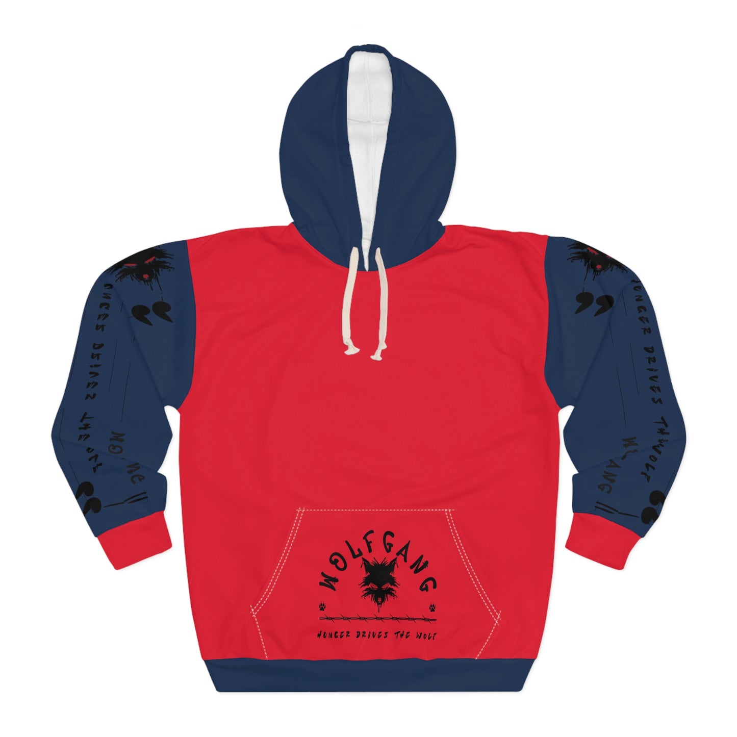 WOLFGANG Unisex Pullover Hoodie (AOP)