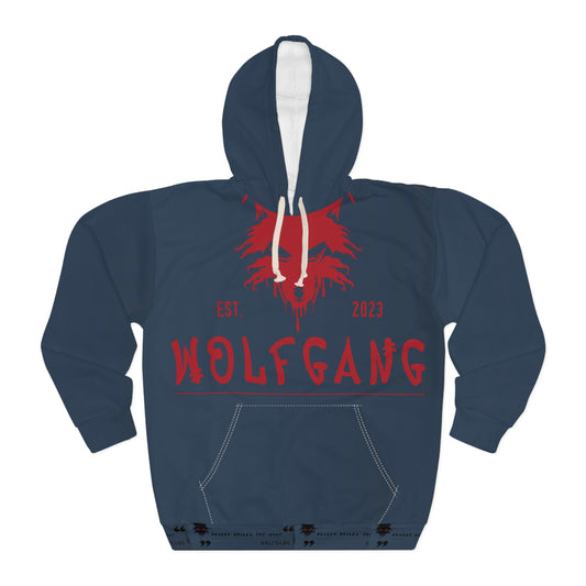 WOLFGANG Unisex Pullover Hoodie (AOP)