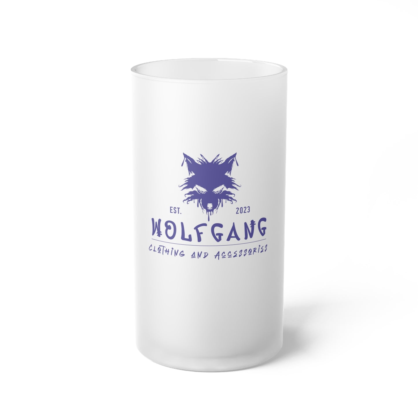 WOLFGANG Frosted Glass Beer Mug