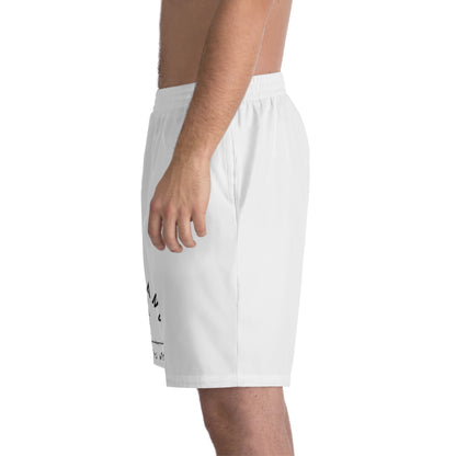 WOLFGANG Men's Elastic Beach Shorts (AOP)