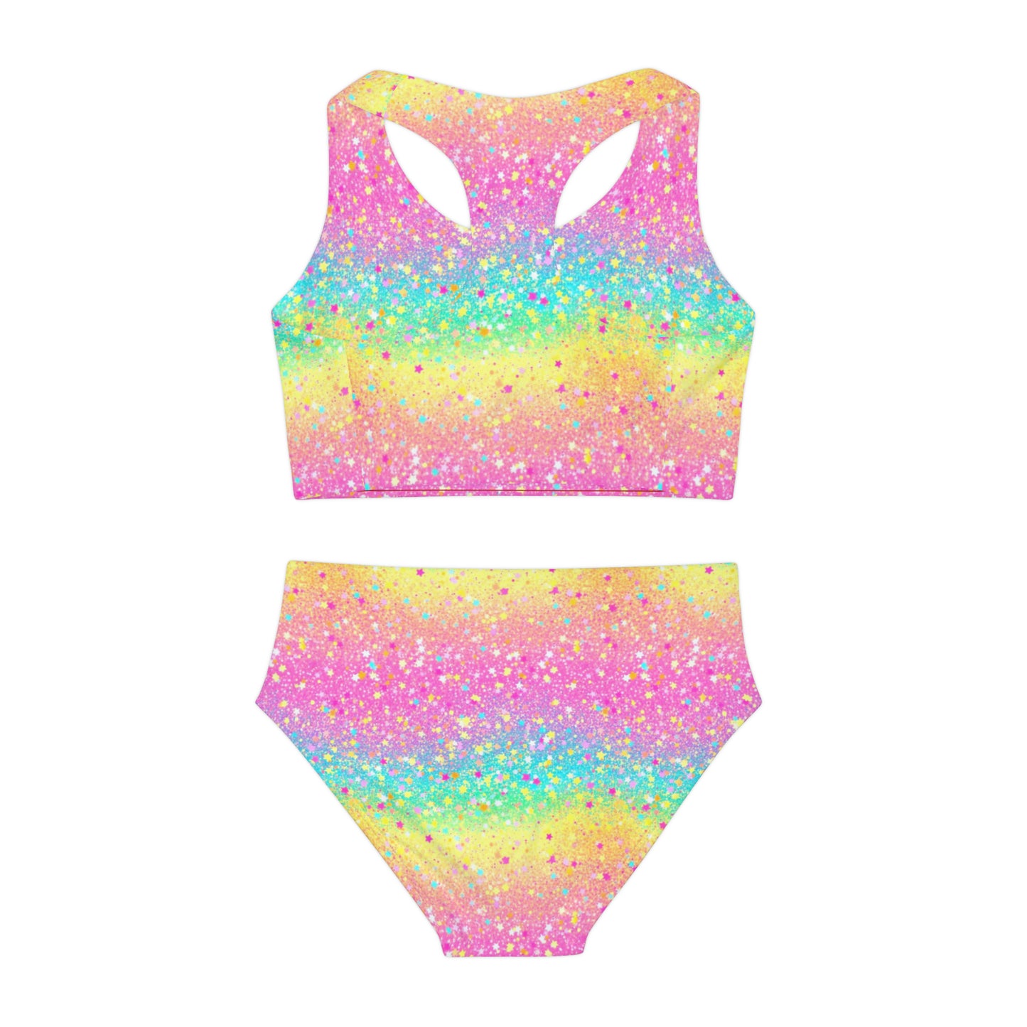 WOLFGANG Girls Two Piece Swimsuit (AOP)