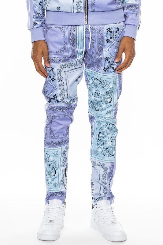 Weiv Paisley Bandana Print Track Pants