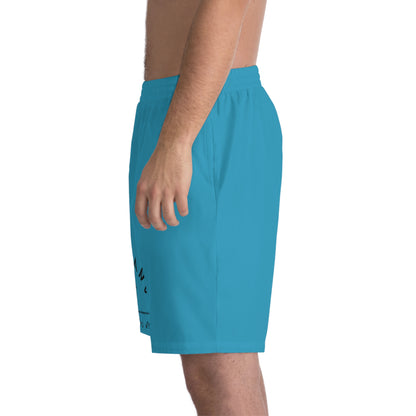 WOLFGANG Men's Elastic Beach Shorts (AOP)