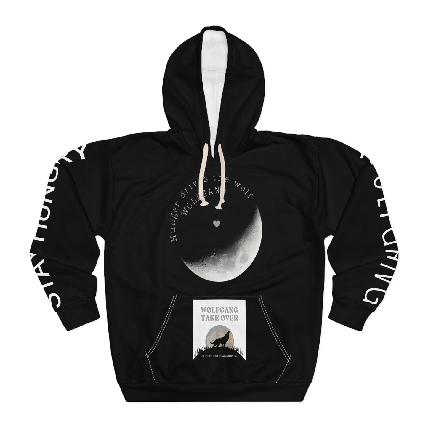 WOLFGANG Unisex Pullover Hoodie (AOP)