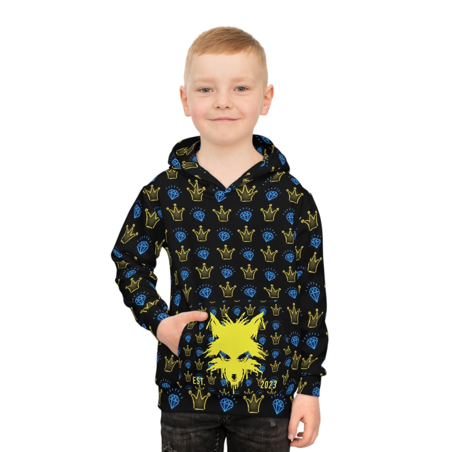 WOLFGANG Children's Hoodie (AOP)