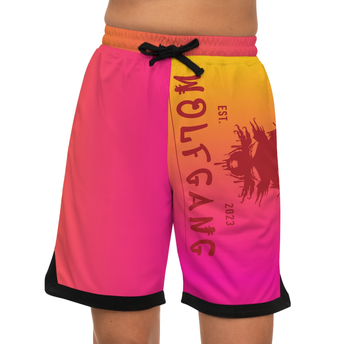 WOLFGANG Basketball Rib Shorts (AOP)