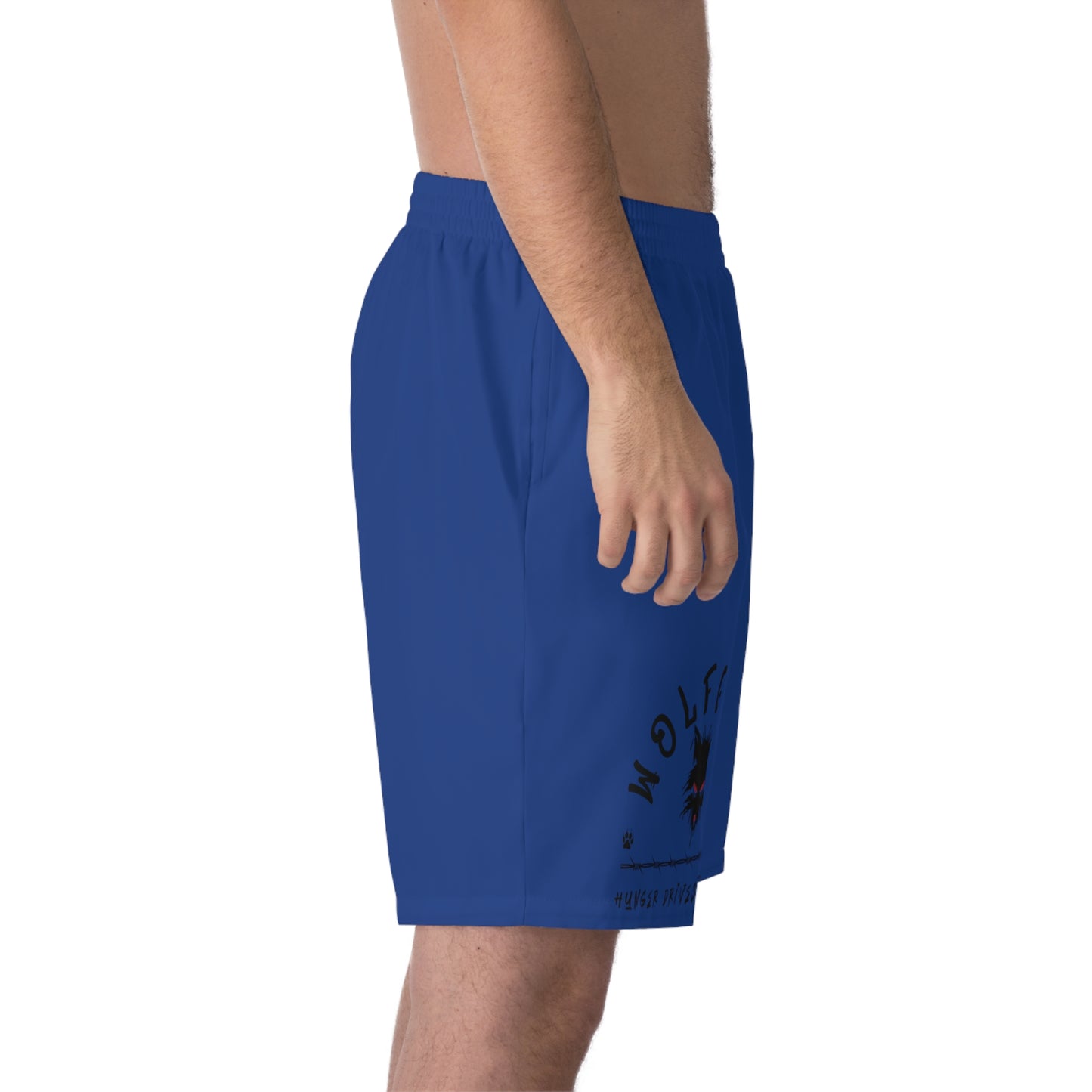 WOLFGANG Men's Elastic Beach Shorts (AOP)