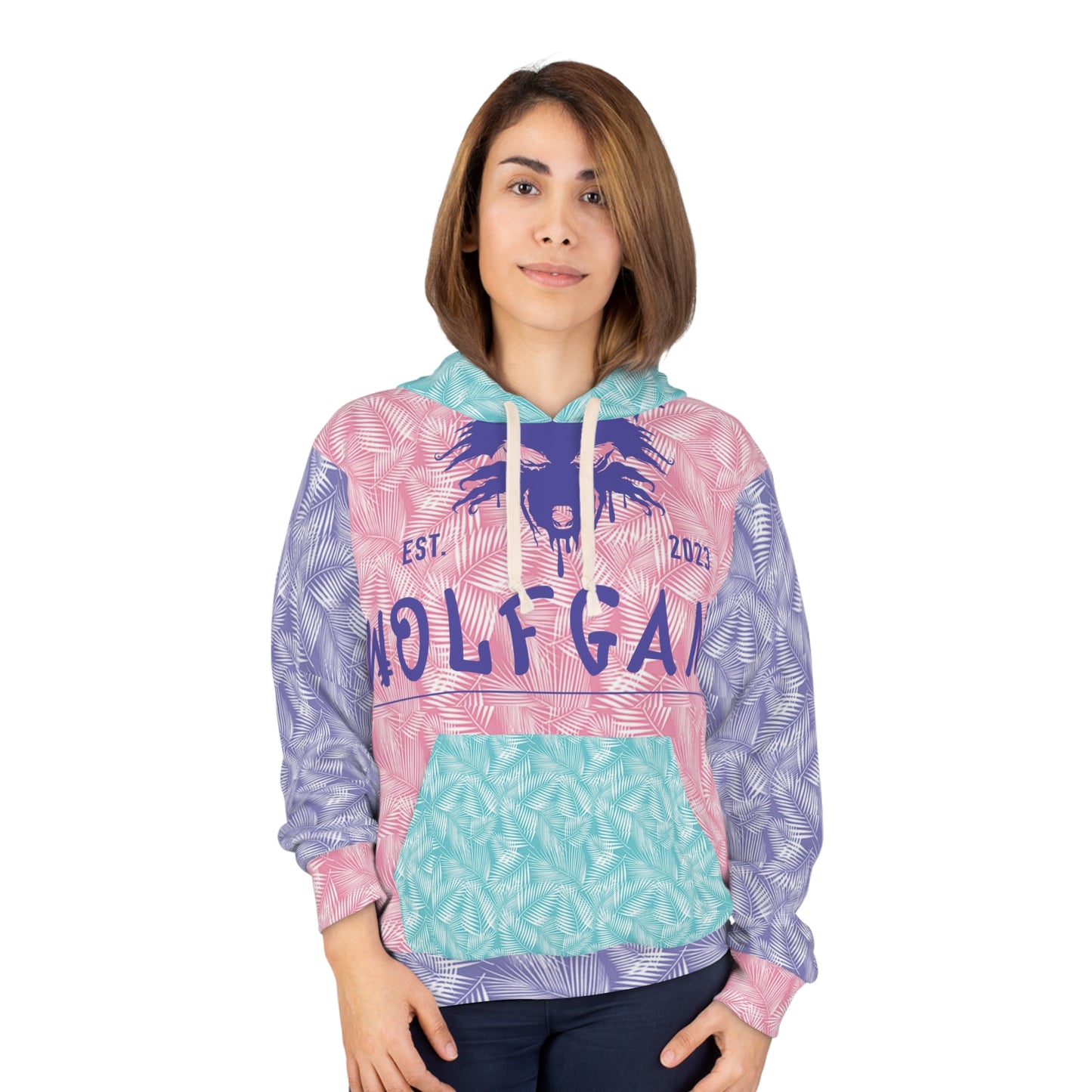 WOLFGANG Unisex Pullover Hoodie (AOP)