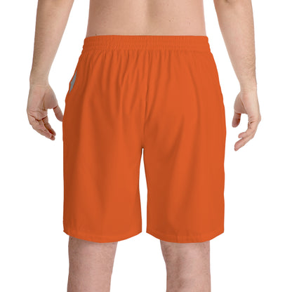 WOLFGANG Men's Elastic Beach Shorts (AOP)