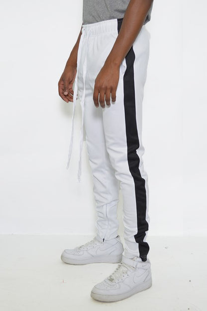 Slim Fit Single Stripe Track Pant