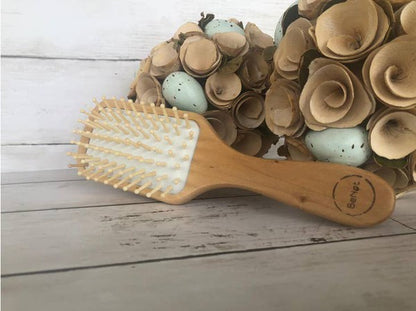 Natural Wooden Detangling Hair Brush