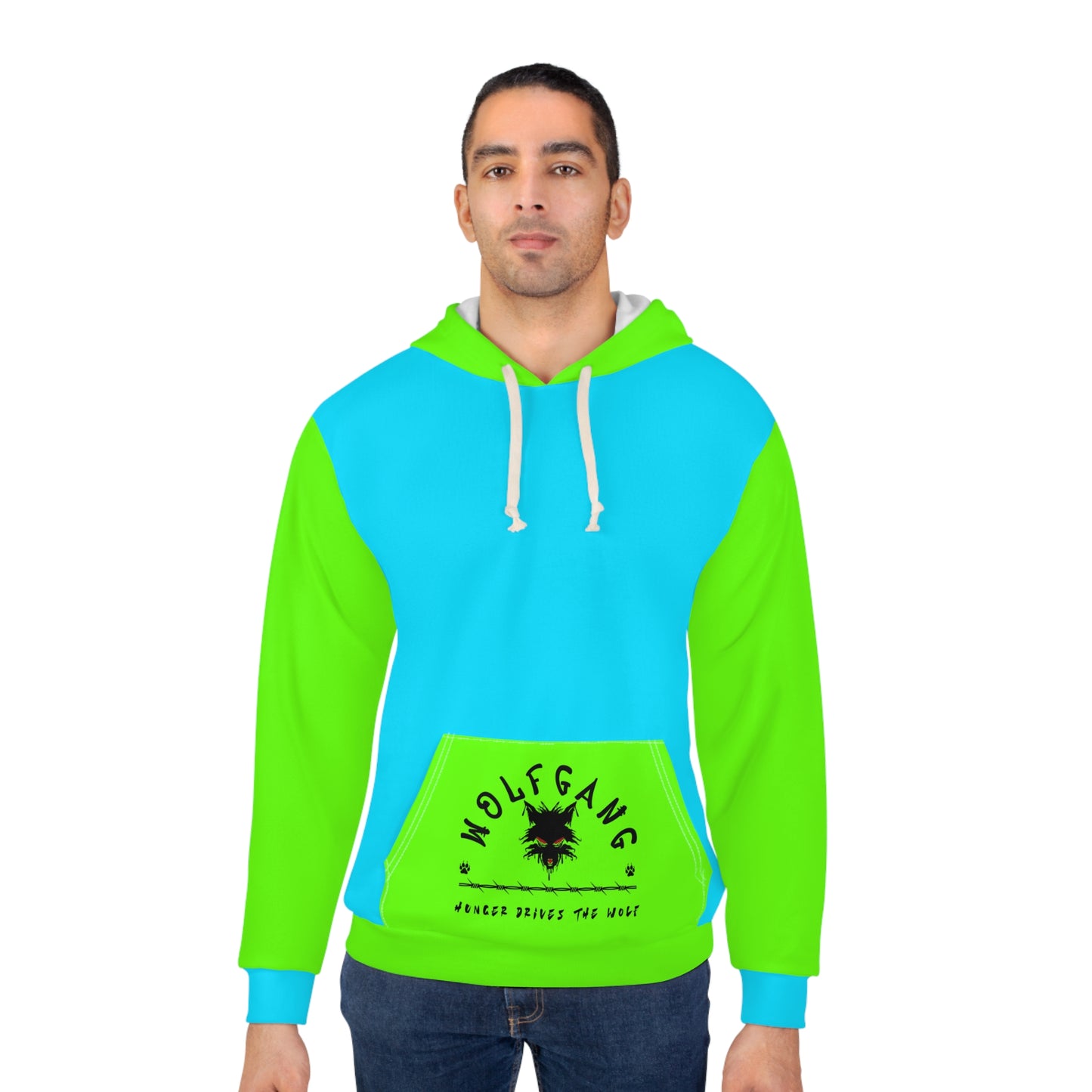 WOLFGANG Unisex Pullover Hoodie (AOP)