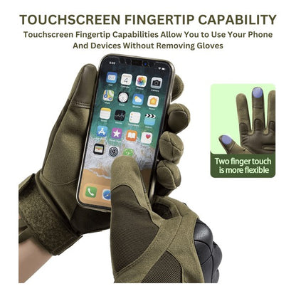 Airsoft Gloves w Touchscreen Fingertip