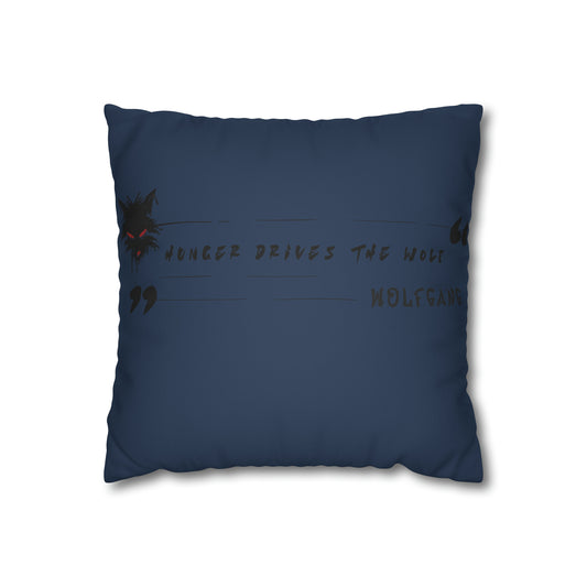 WOLFGANG Faux Suede Square Pillow Case