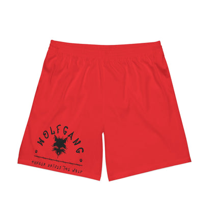 WOLFGANG Men's Elastic Beach Shorts (AOP)