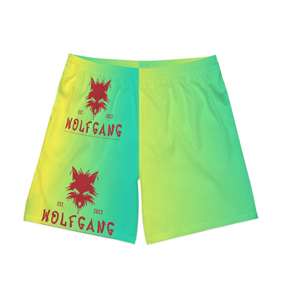 WOLFGANG Men's Elastic Beach Shorts (AOP)