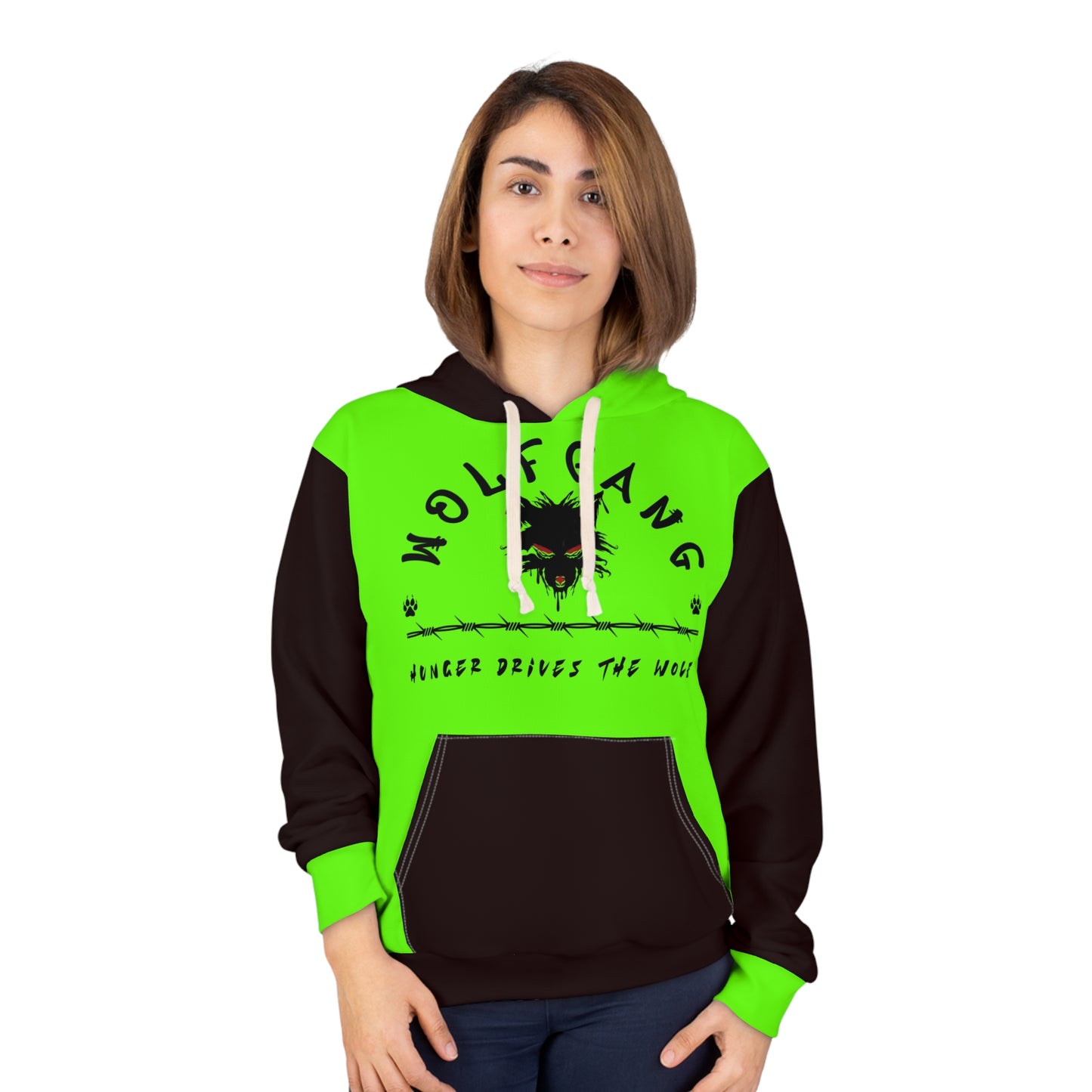 WOLFGANG Unisex Pullover Hoodie (AOP)