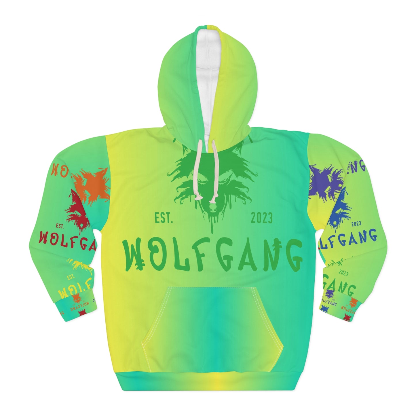 WOLFGANG Unisex Pullover Hoodie (AOP)