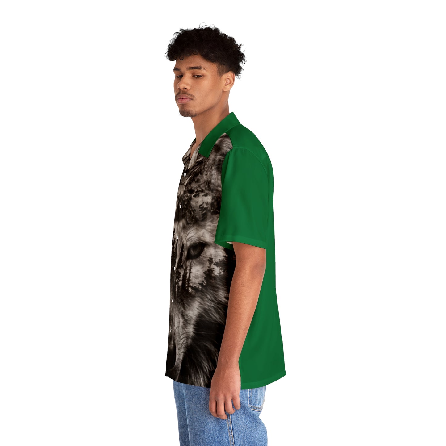 WOLFGANG Men's Hawaiian Shirt (AOP)