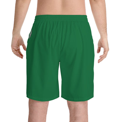 WOLFGANG Men's Elastic Beach Shorts (AOP)