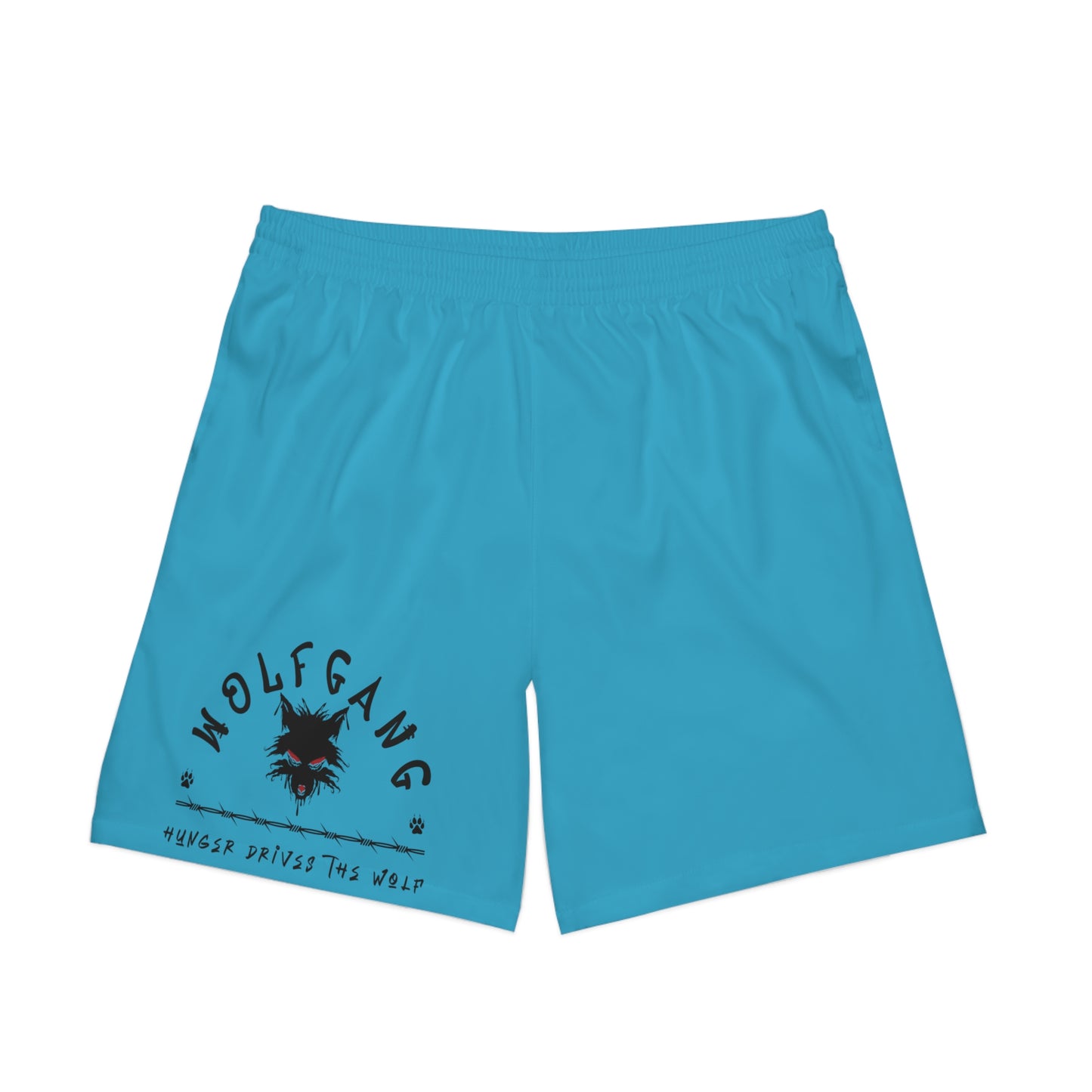 WOLFGANG Men's Elastic Beach Shorts (AOP)