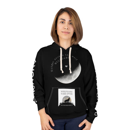 WOLFGANG Unisex Pullover Hoodie (AOP)