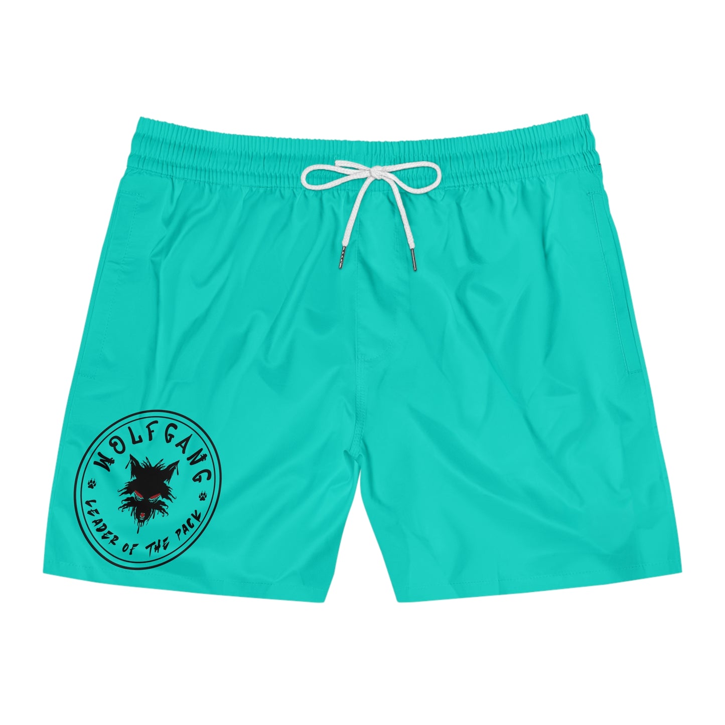 WOLFGANG Men's Mid-Length Swim Shorts (AOP)