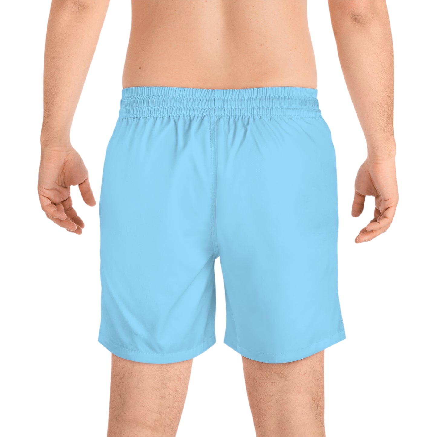 WOLFGANG Men's Mid-Length Swim Shorts (AOP)