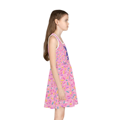 WOLFGANG Girls' Sleeveless (AOP) kids youth