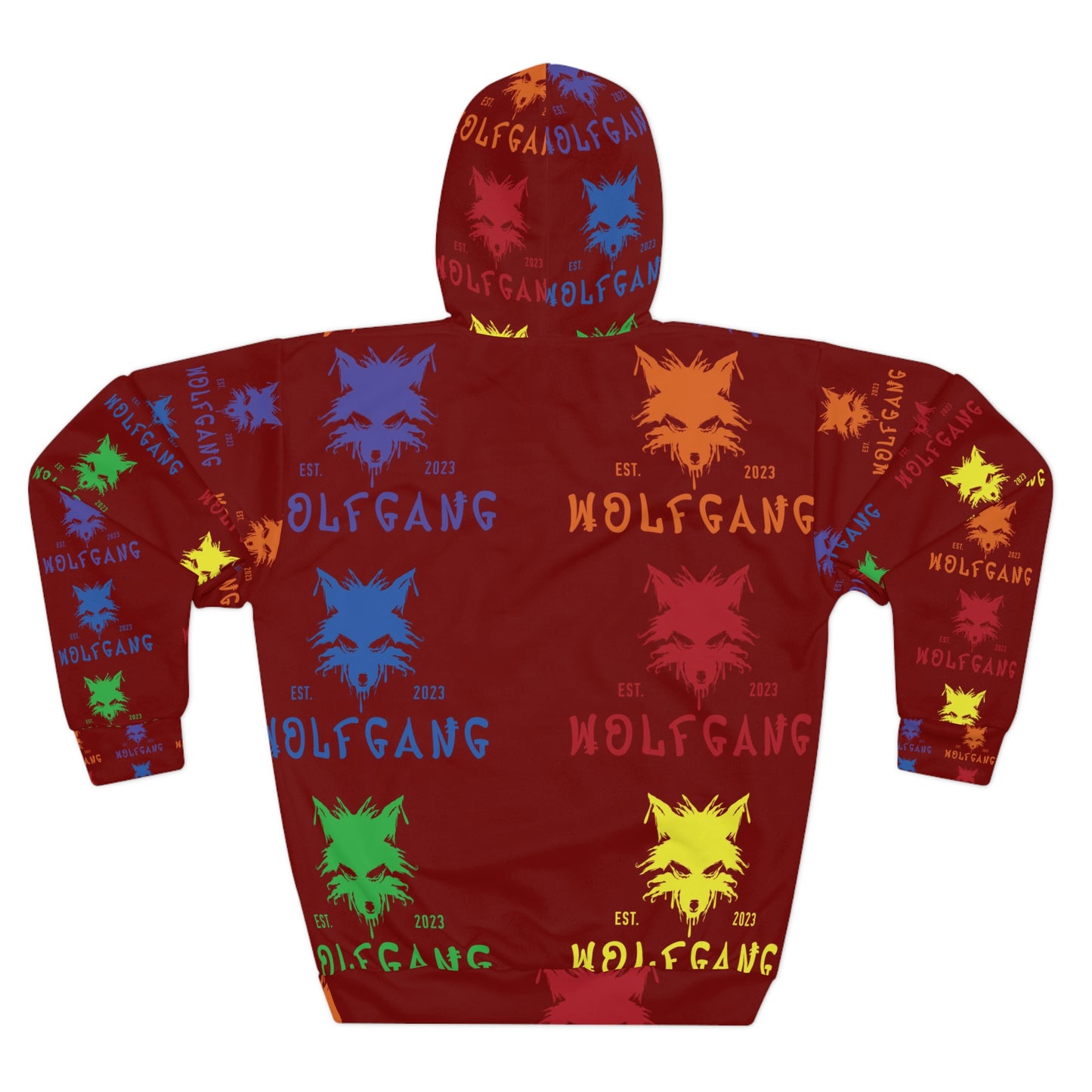 WOLFGANG Unisex Pullover Hoodie (AOP)