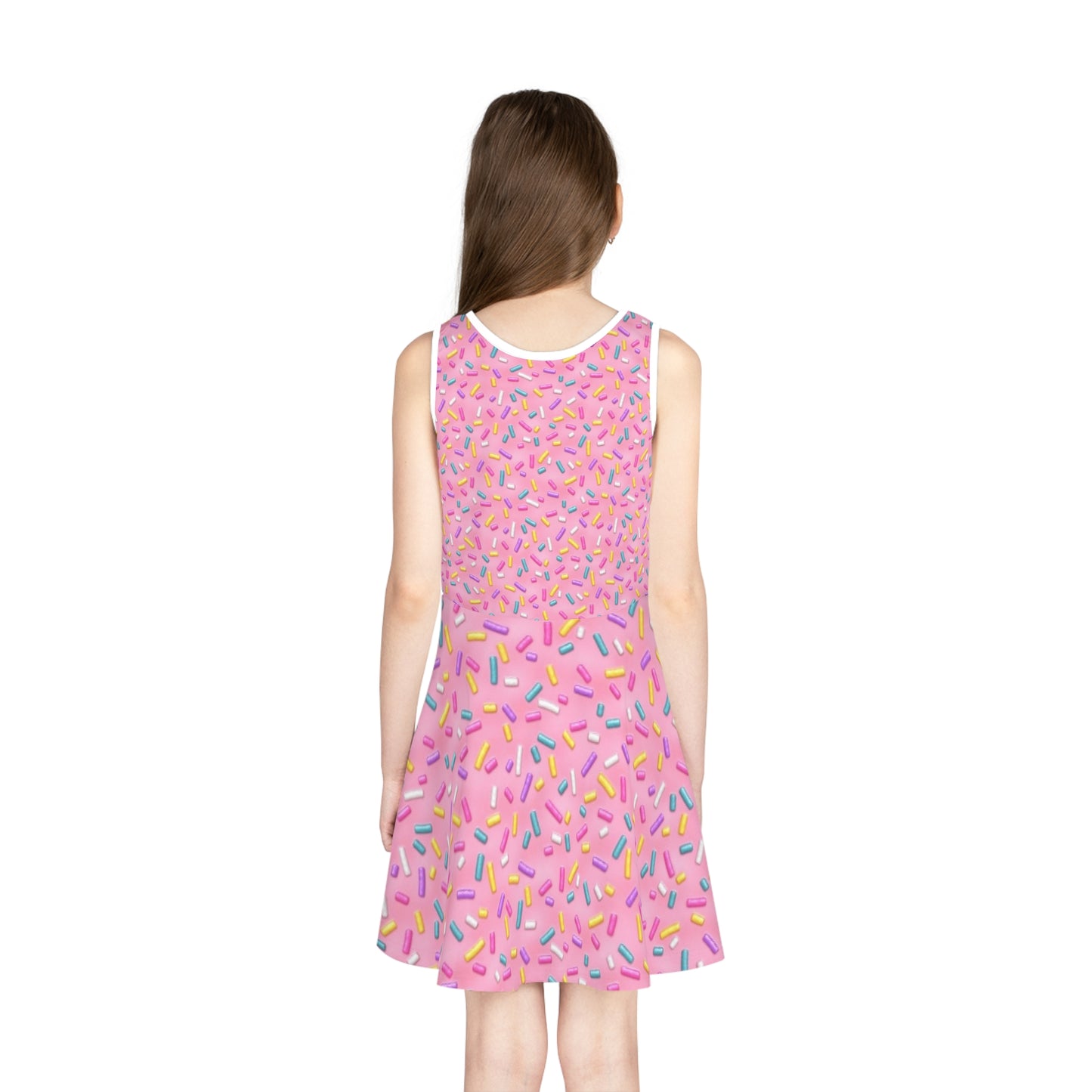 WOLFGANG Girls' Sleeveless (AOP) kids youth