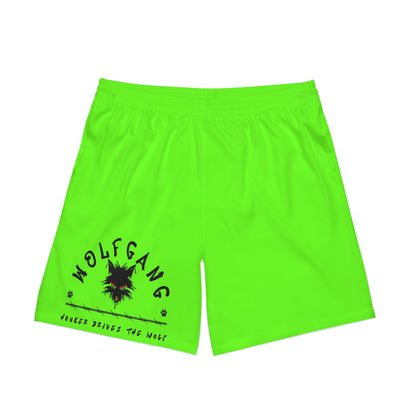 WOLFGANG Men's Elastic Beach Shorts (AOP)