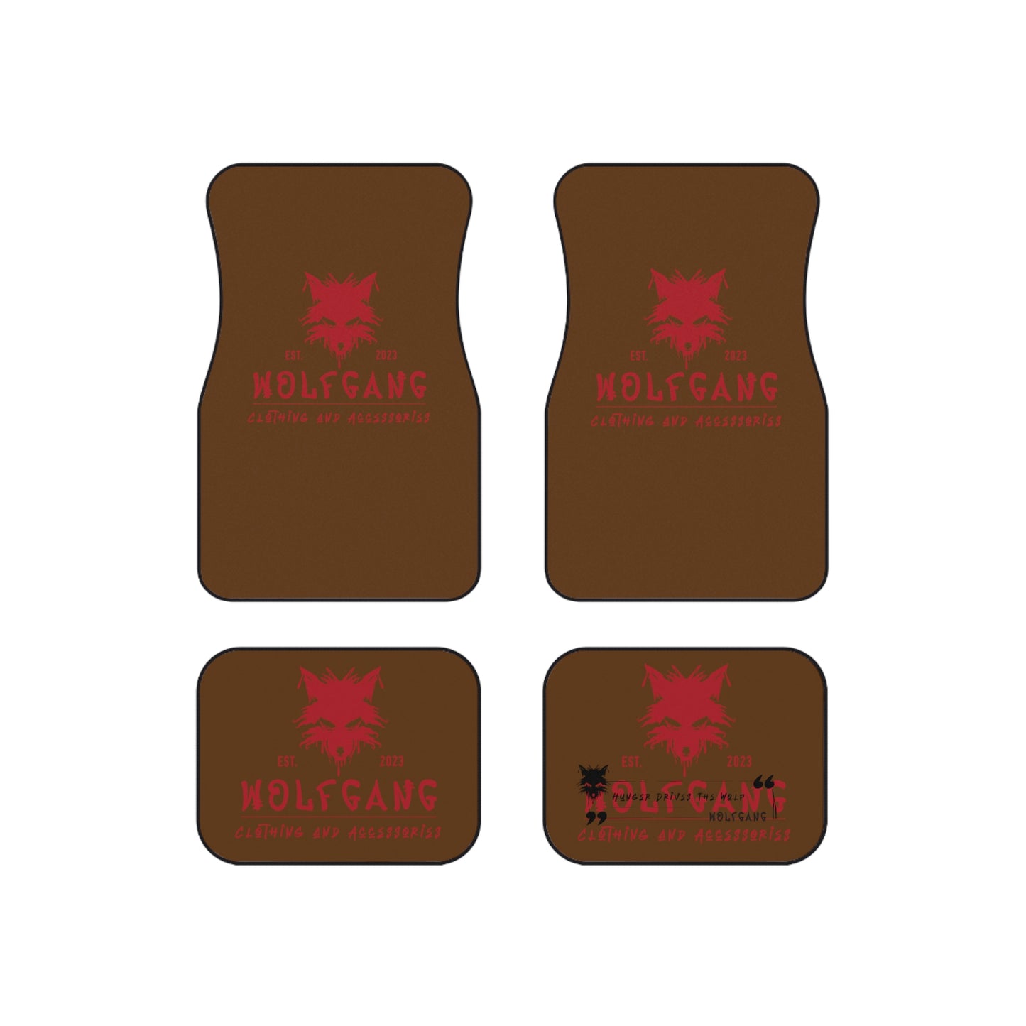 WOLFGANG Car Mats (Set of 4)