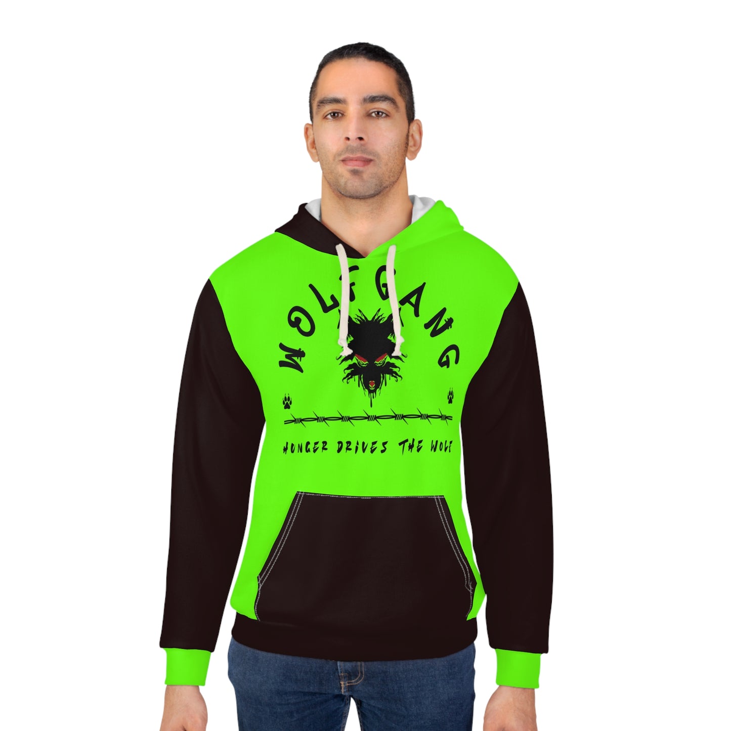 WOLFGANG Unisex Pullover Hoodie (AOP)