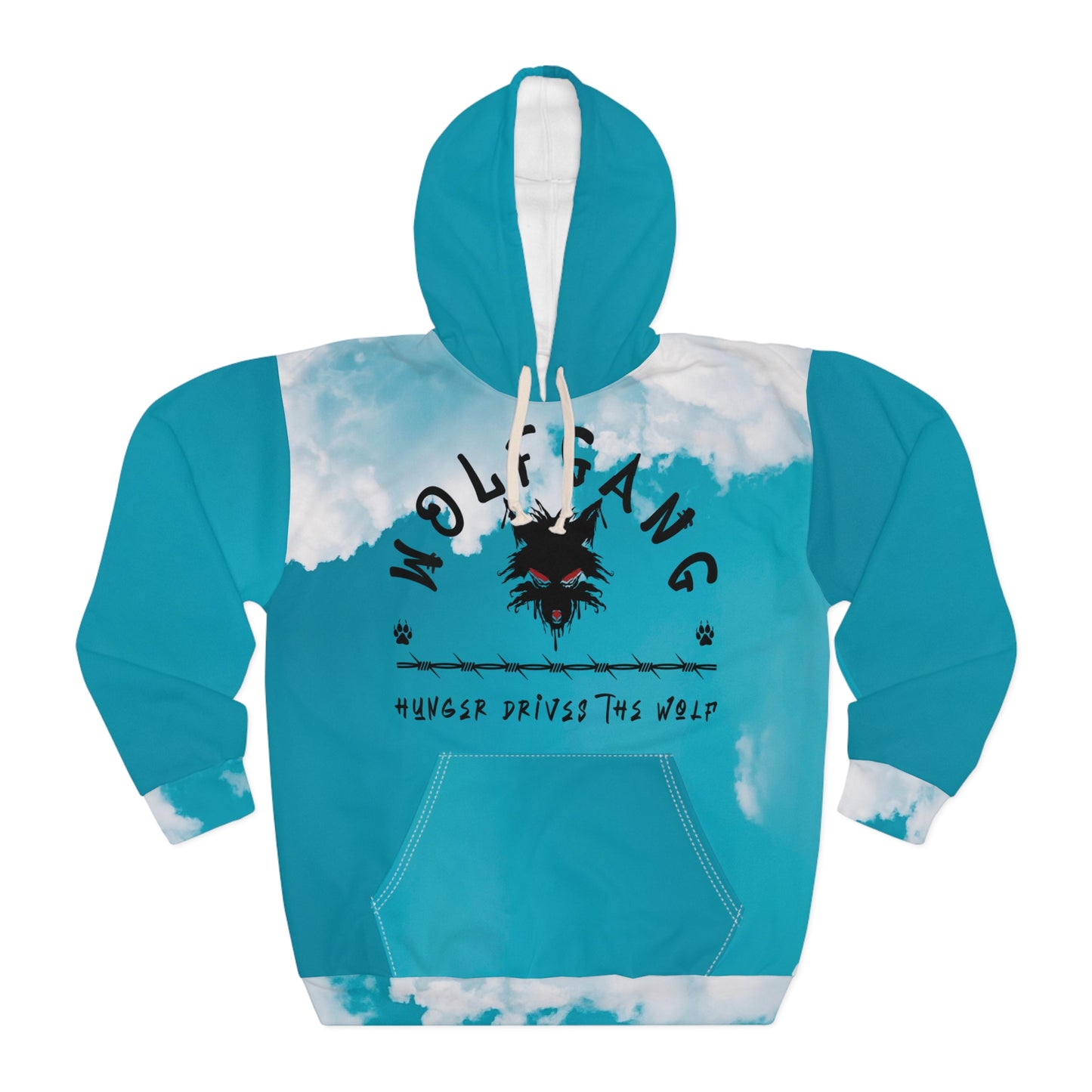 WOLFGANG Unisex Pullover Hoodie (AOP)