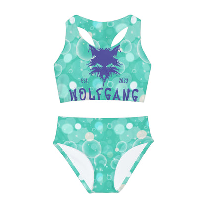 WOLFGANG Girls Two Piece Swimsuit (AOP)