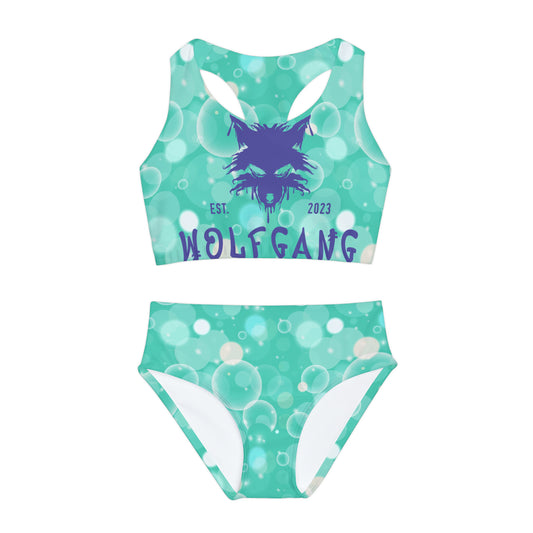 WOLFGANG Girls Two Piece Swimsuit (AOP)