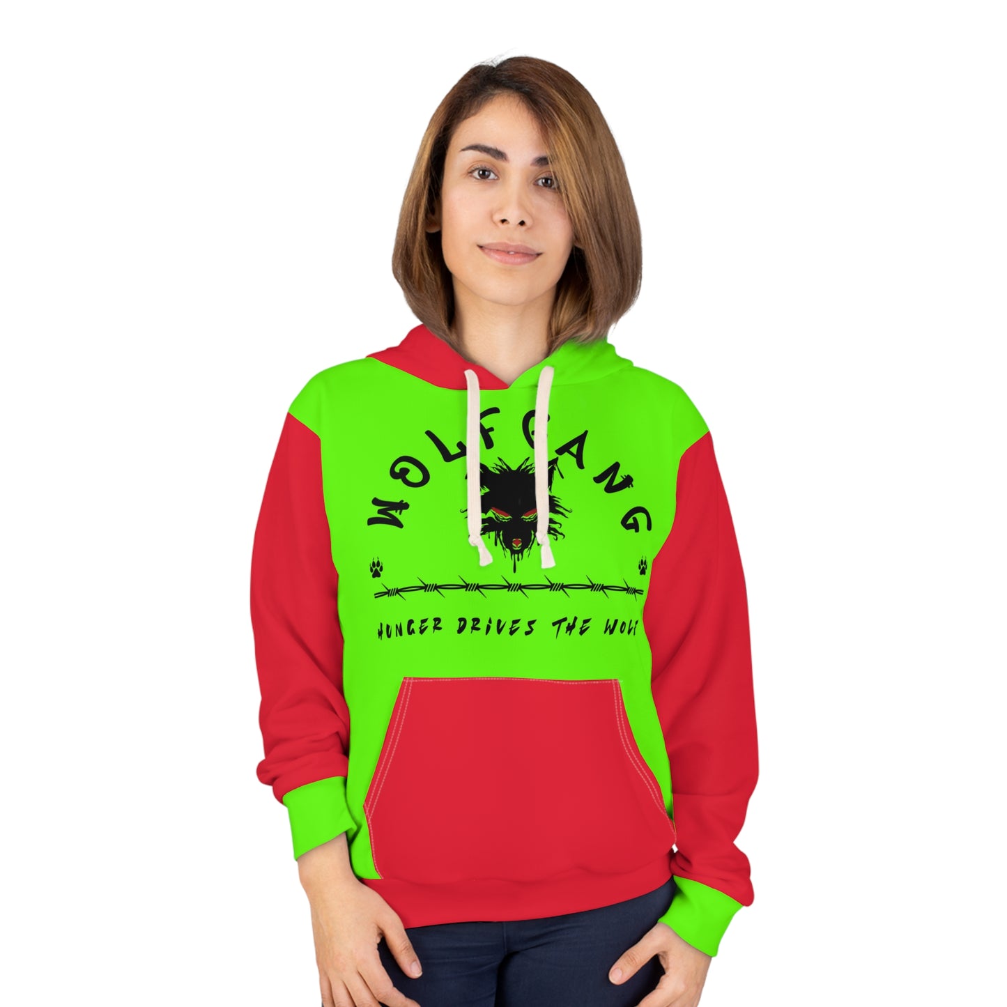 WOLFGANG Unisex Pullover Hoodie (AOP)