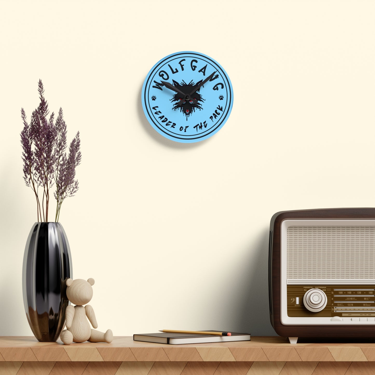 WOLFGANG Acrylic Wall Clock