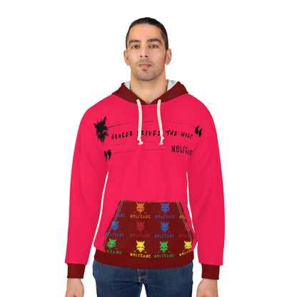 WOLFGANG Unisex Pullover Hoodie (AOP)