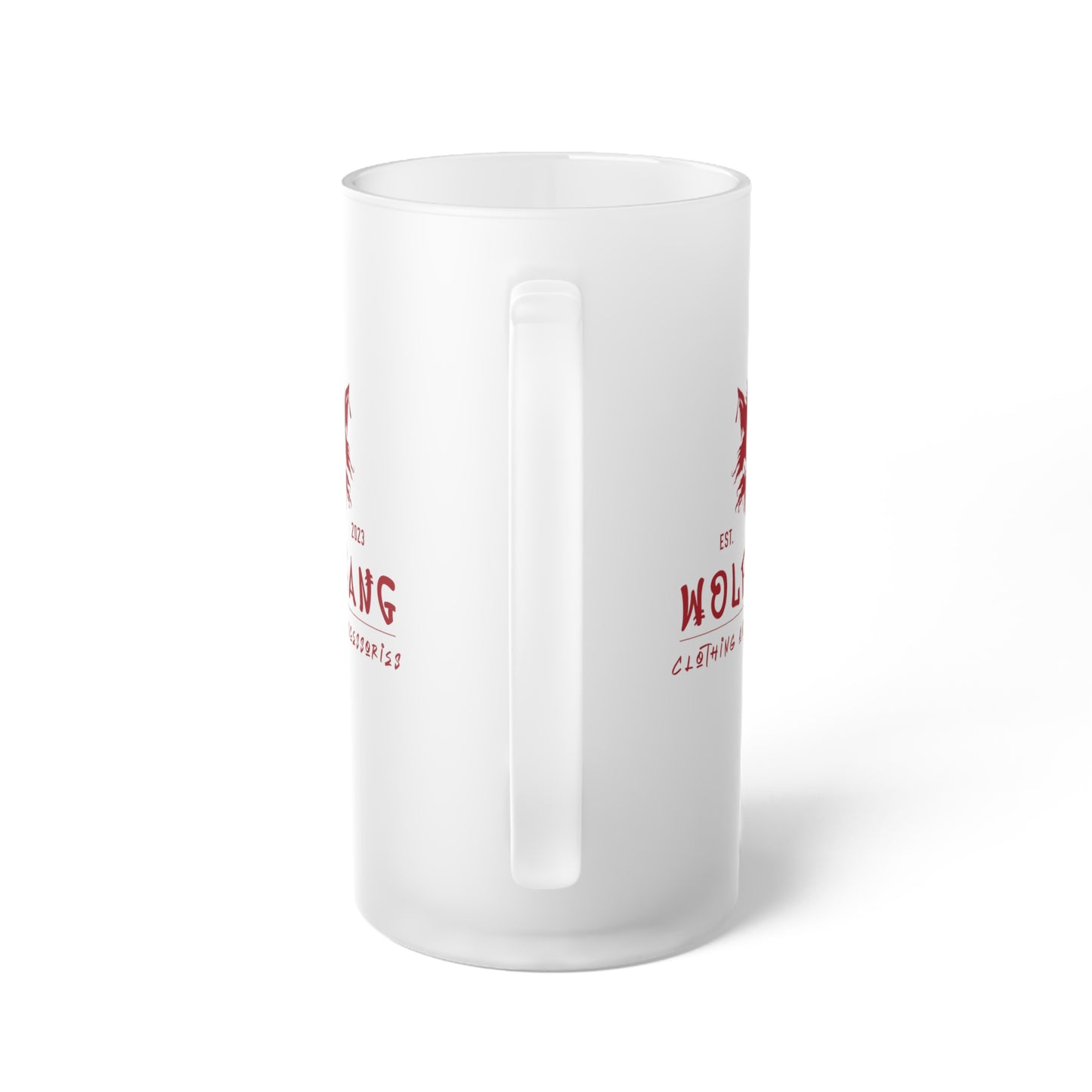 WOLFGANG Frosted Glass Beer Mug